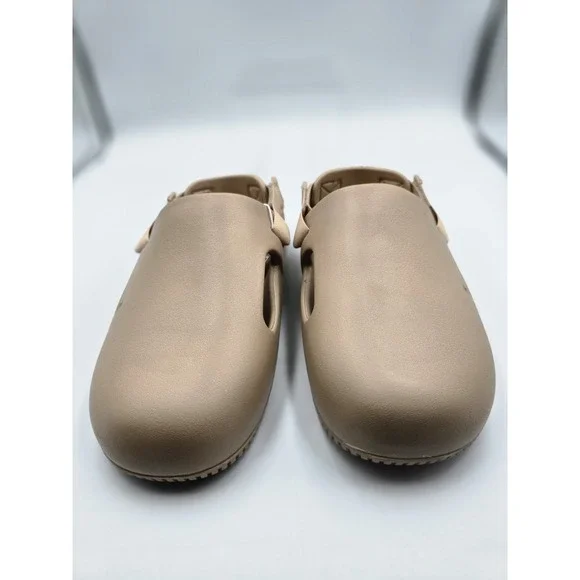 Nike Calm Mule Slide Clog Men US Size 11 Tan Hemp FD5130-200 Removable Strap New - Picture 4 of 8